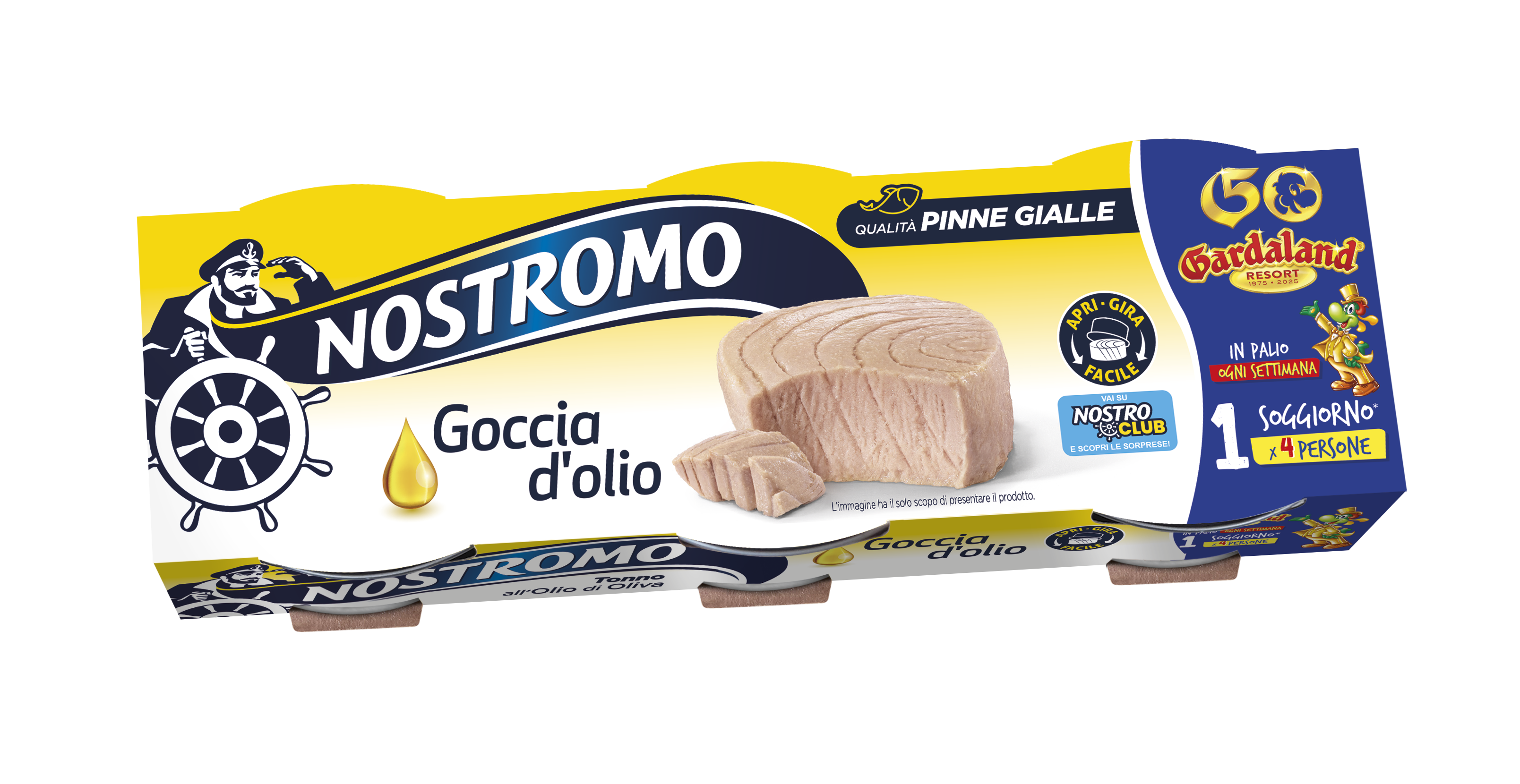 Tonno Nostromo Apri Gira Facile: apri il gusto, vinci Gardaland - Distribuzione Moderna