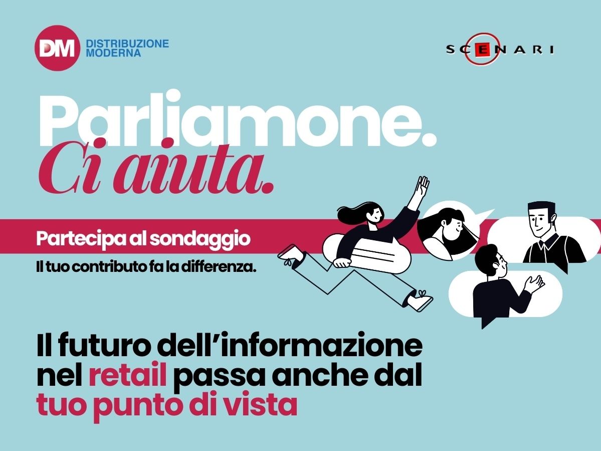 Distribuzione Moderna lancia la survey “Parliamone. Ci aiuta.” per i professionisti del settore