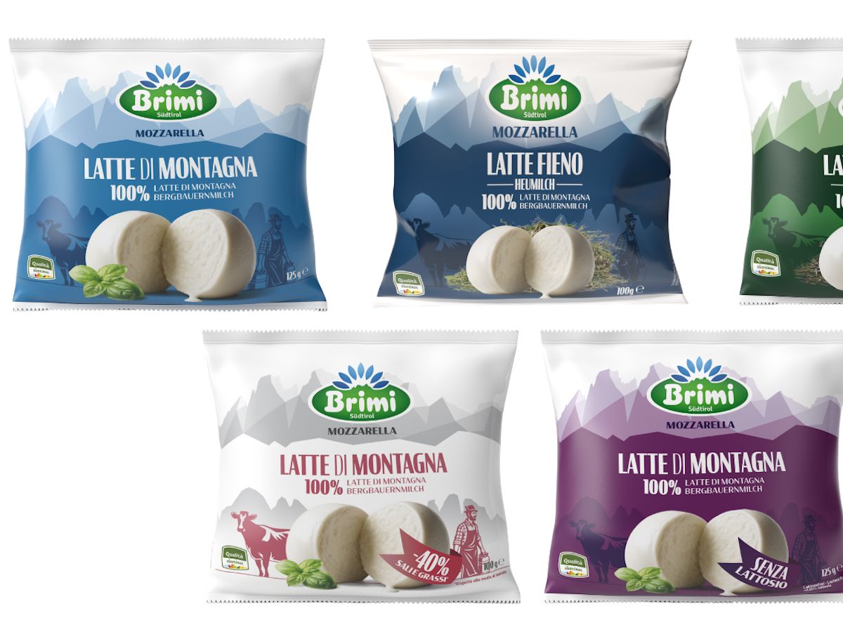 Brimi: nuovo look e impegno concreto con il claim “100% latte di montagna”
