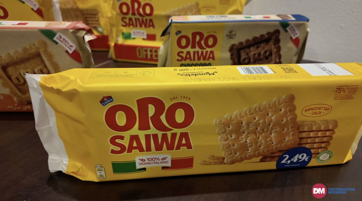 Oro Saiwa festeggia 70 anni e ridefinisce l’identità di marca