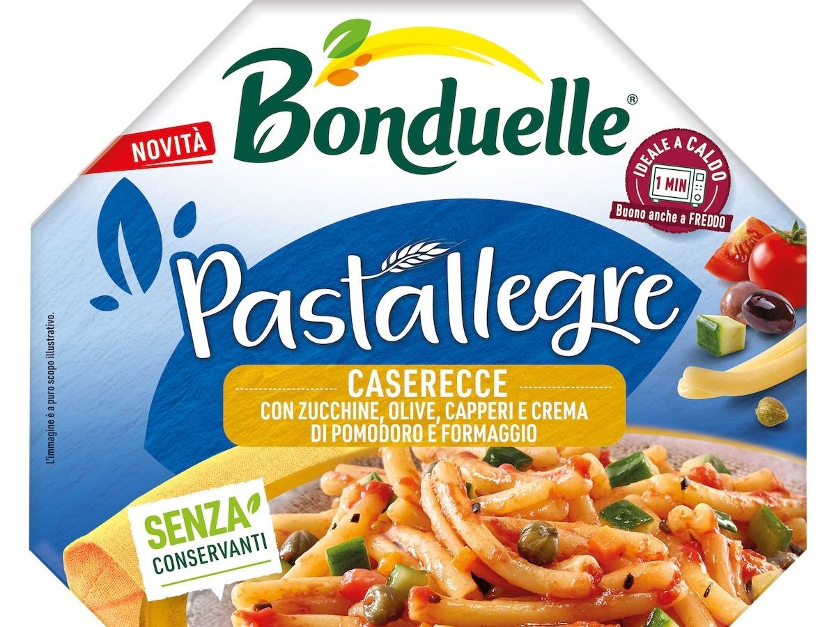 Bonduelle: nuova gamma Le Rustiche e due inedite ricette Pastallegre 