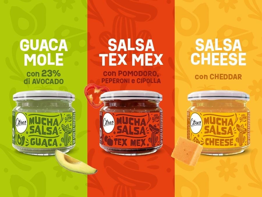 Citres lancia Mucha Salsa: la nuova linea Tex Mex gustosa e perfetta da condividere