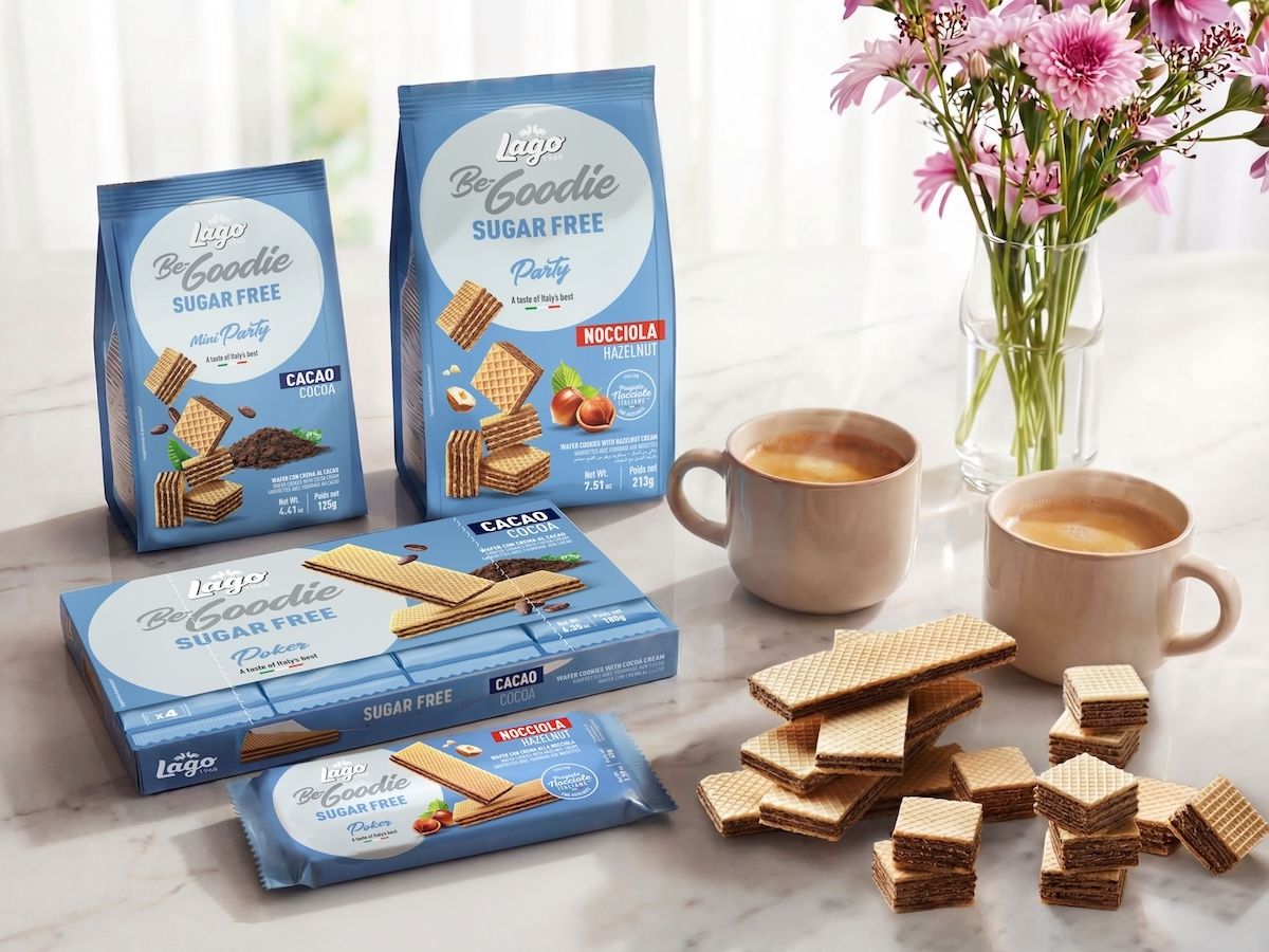 Wafer: in arrivo a scaffale la linea Lago Be-Goodie Sugar Free