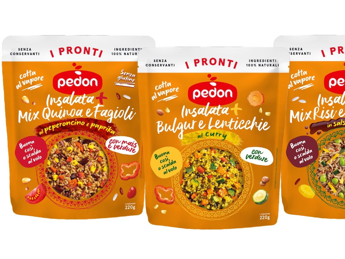 Pedon: arrivano le Insalate Plus e il revamping de I Legumi Snack
