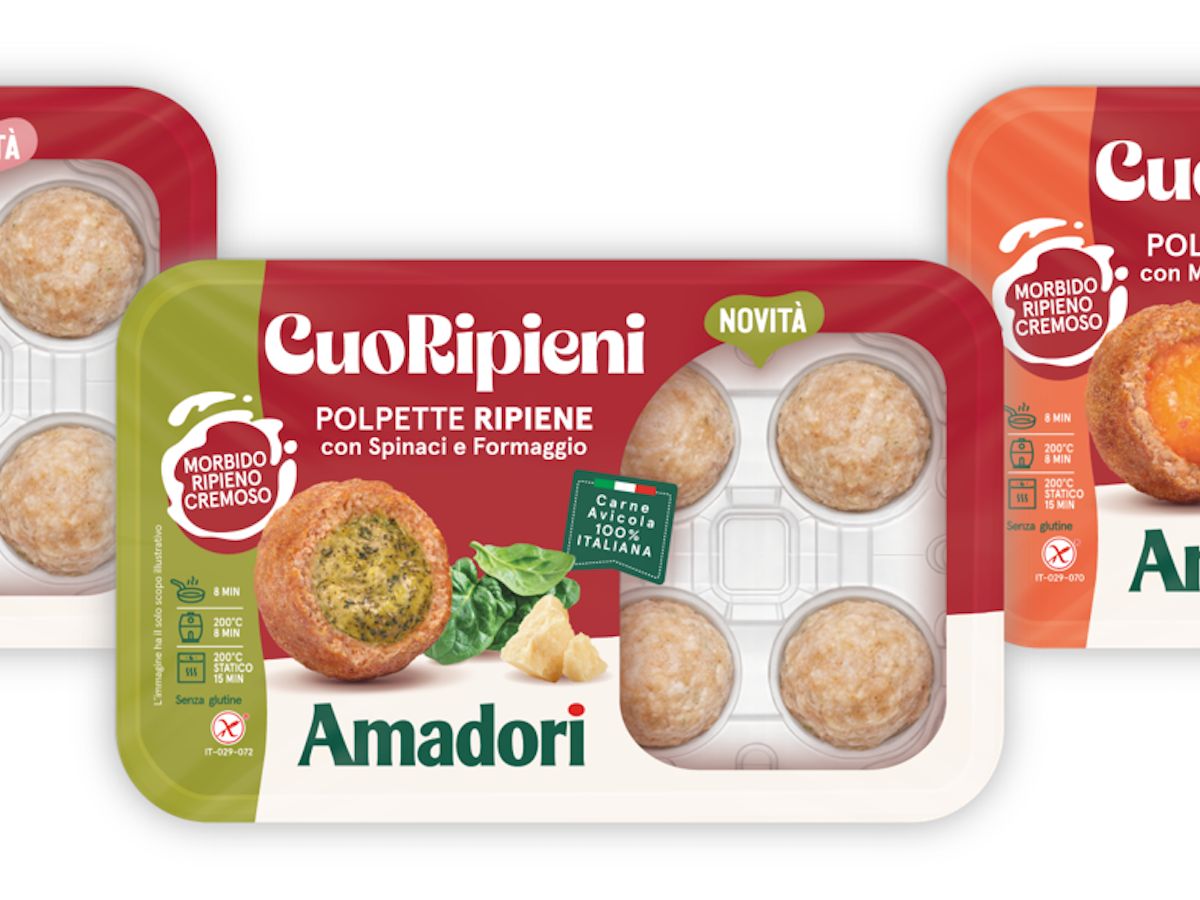 Amadori presenta tre novità: CuoRipieni, Cotolettina crunchy e i Pronti da gustare