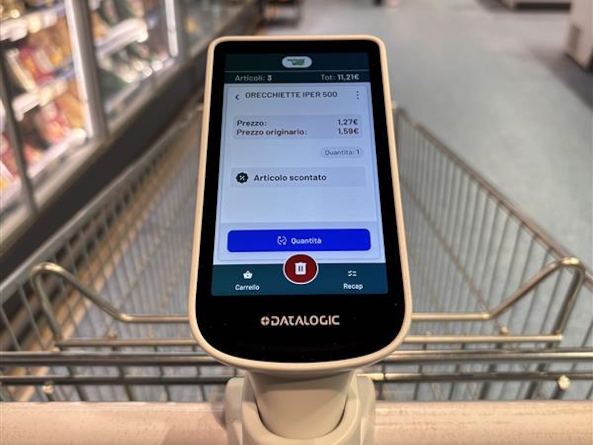 Iper La grande i implementa la nuova generazione di soluzioni di self-shopping Datalogic