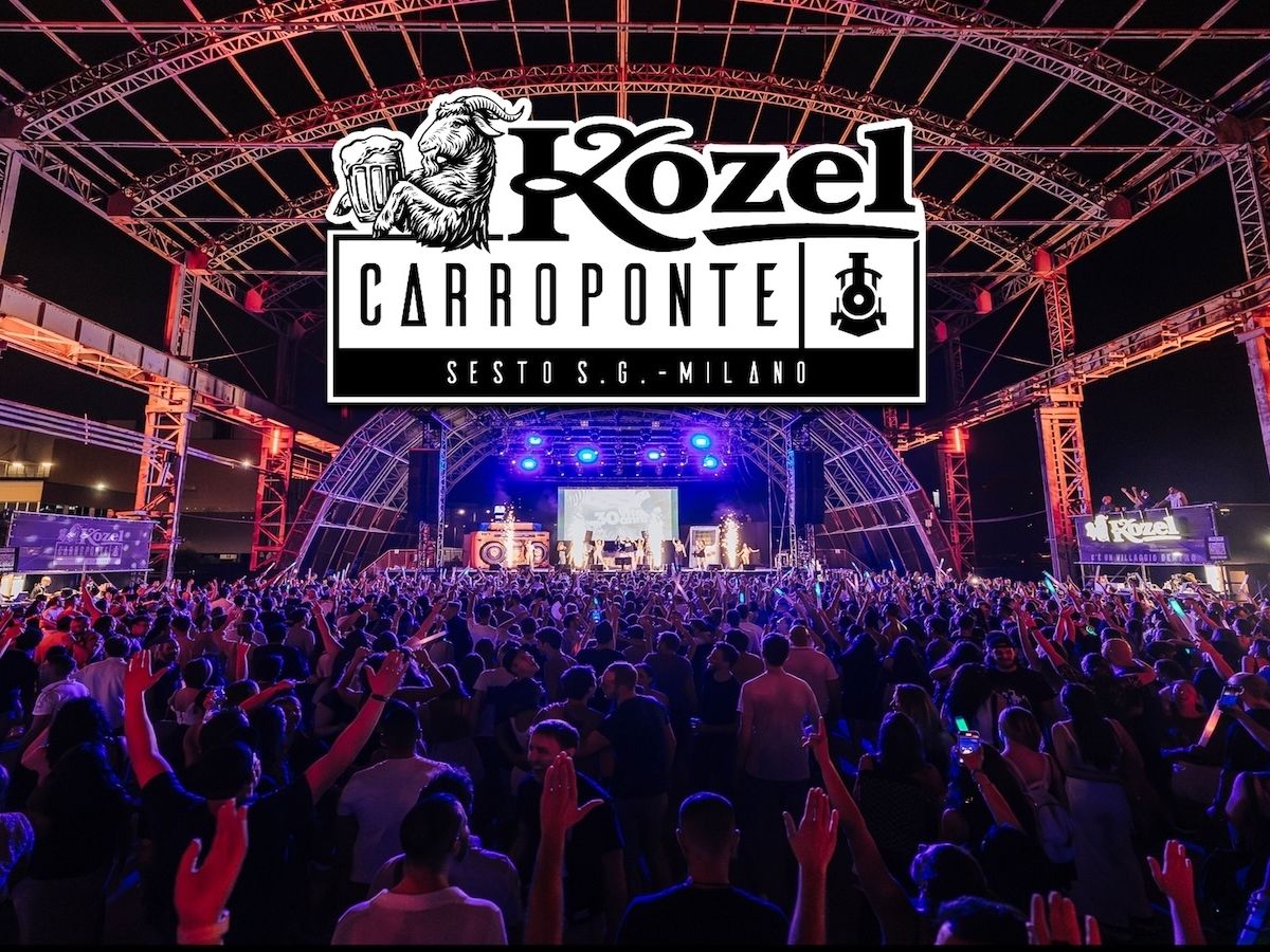 Kozel rinnova la partnership con il Carroponte tra musica, condivisione e intrattenimento