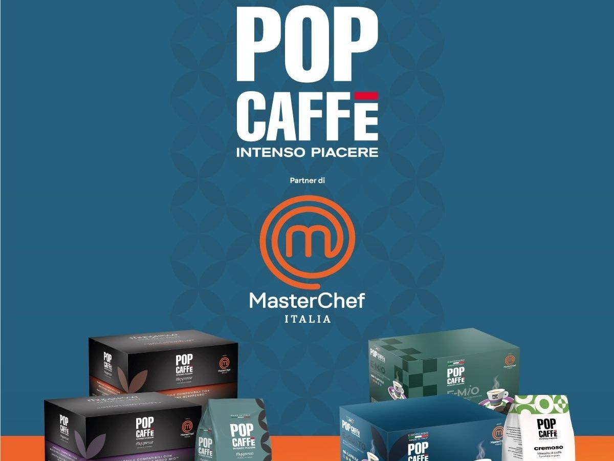 Pop Caffè amplia la partnership con MasterChef: pack dedicati sugli scaffali
