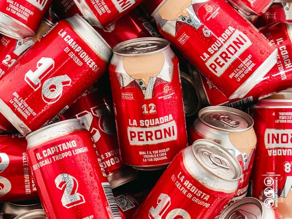 Peroni presenta “La squadra Peroni”: la limited edition in cui nessuno rimane in panchina