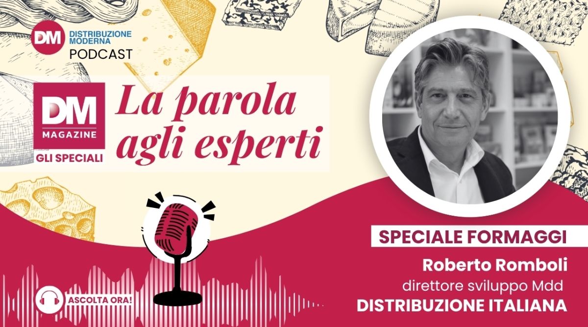 Podcast: Distribuzione Italiana, il futuro del comparto formaggi tra territorio e innovazione
