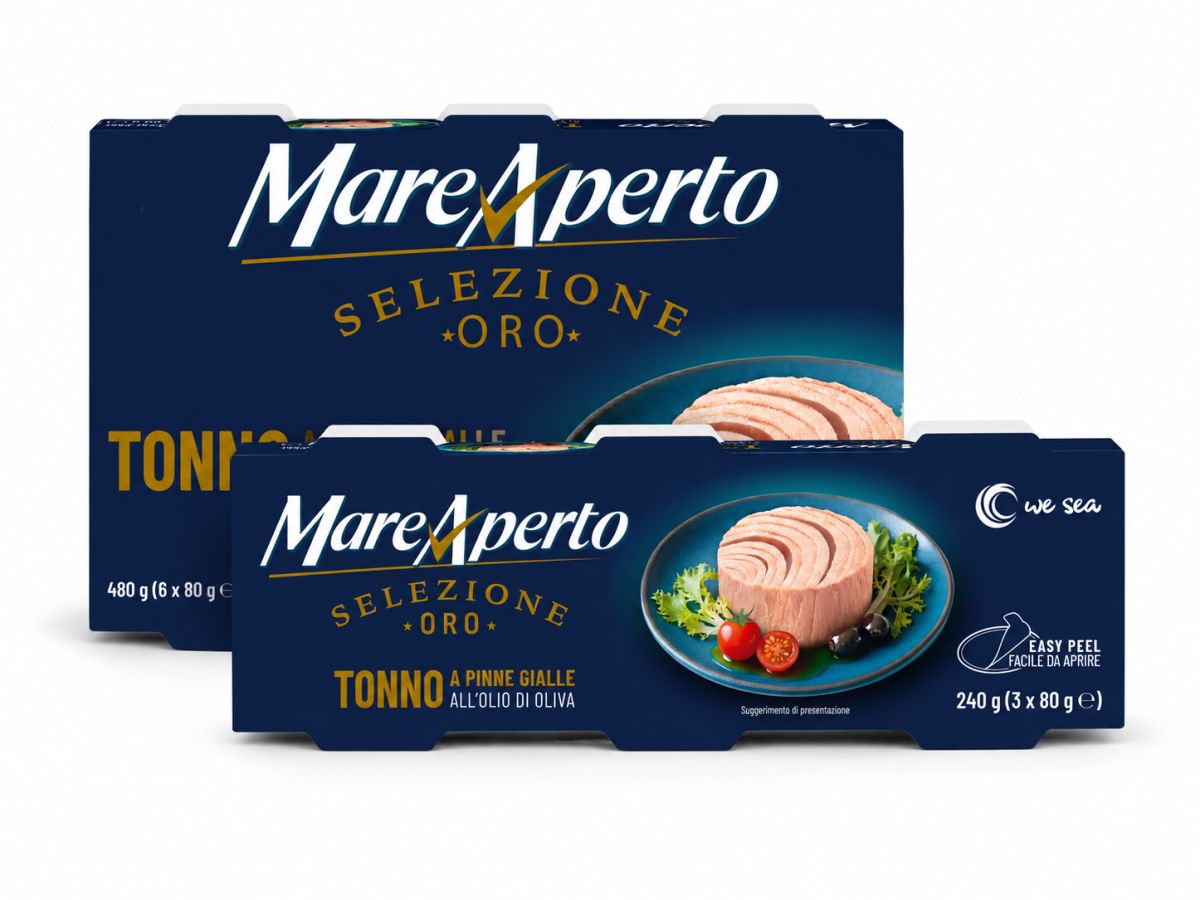 Mare Aperto lancia Selezione Oro: il tonno premium da 80 grammi