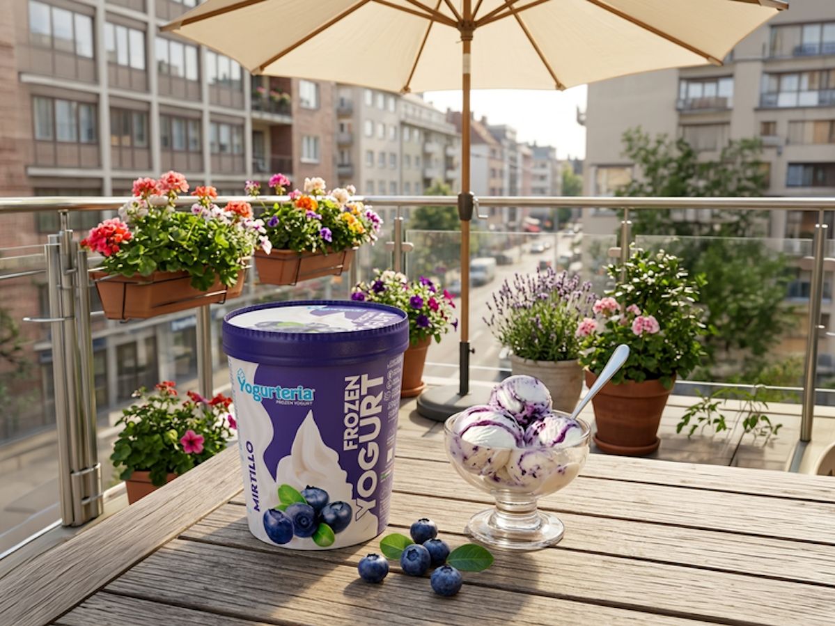 Yogurteria Frozen Yogurt presenta il Frozen Yogurt al mirtillo in barattolo