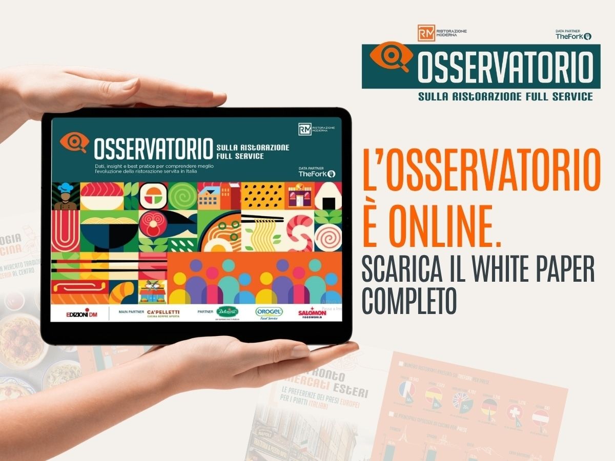 È online l’Osservatorio RM-TheFork sulla Ristorazione Full Service