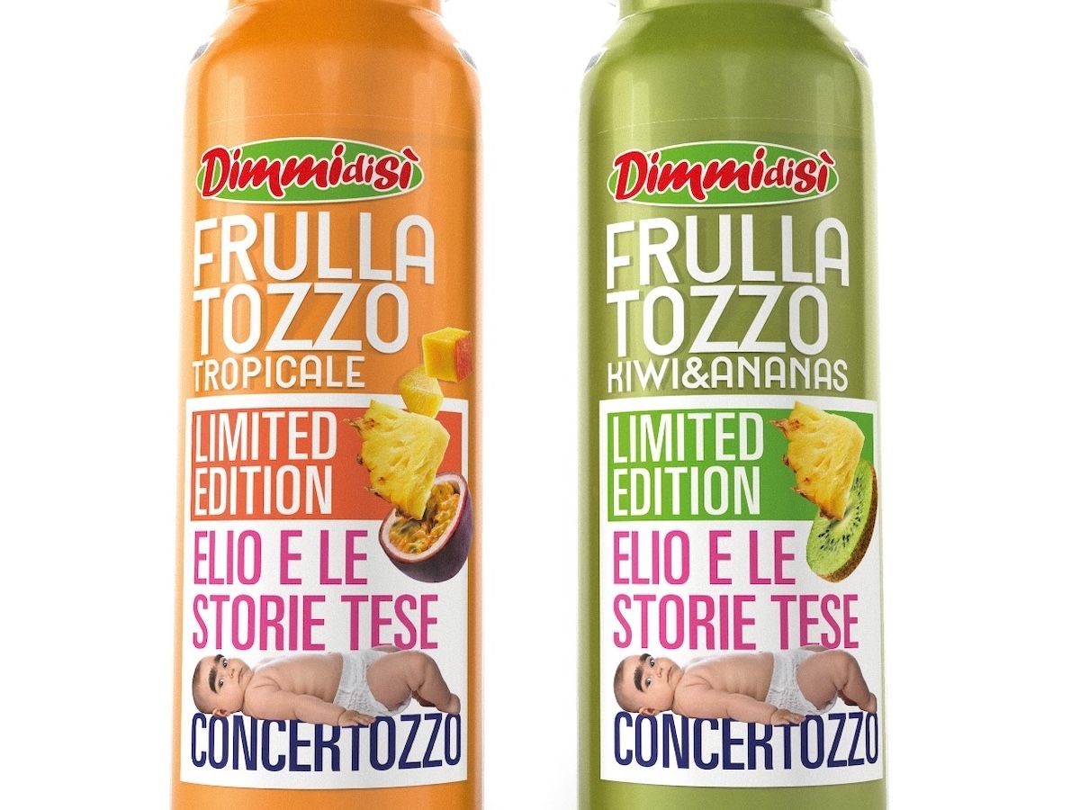 DimmidiSì sale sul palco del Concertozzo con il  Frullatozzo in edizione limitata