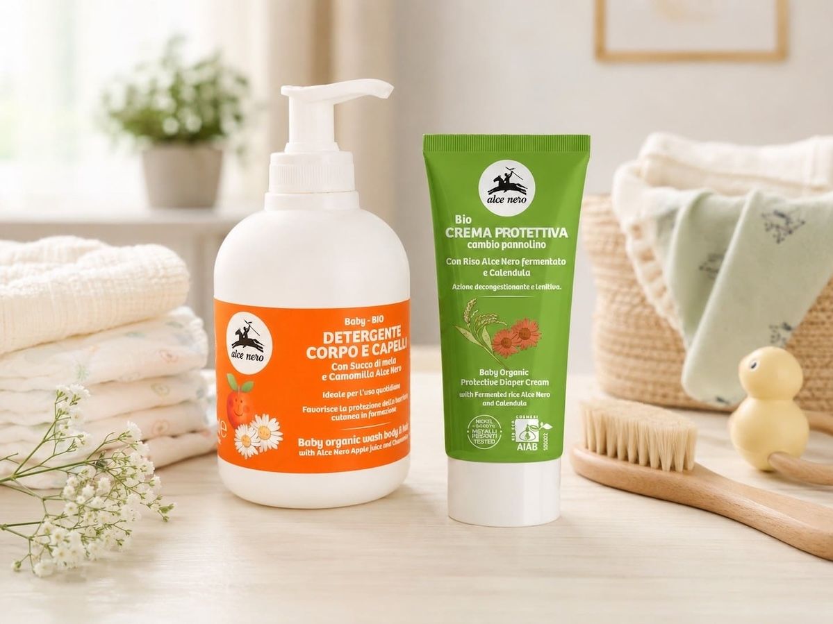 Alce Nero amplia la proposta infanzia con i nuovi prodotti Baby Care bio