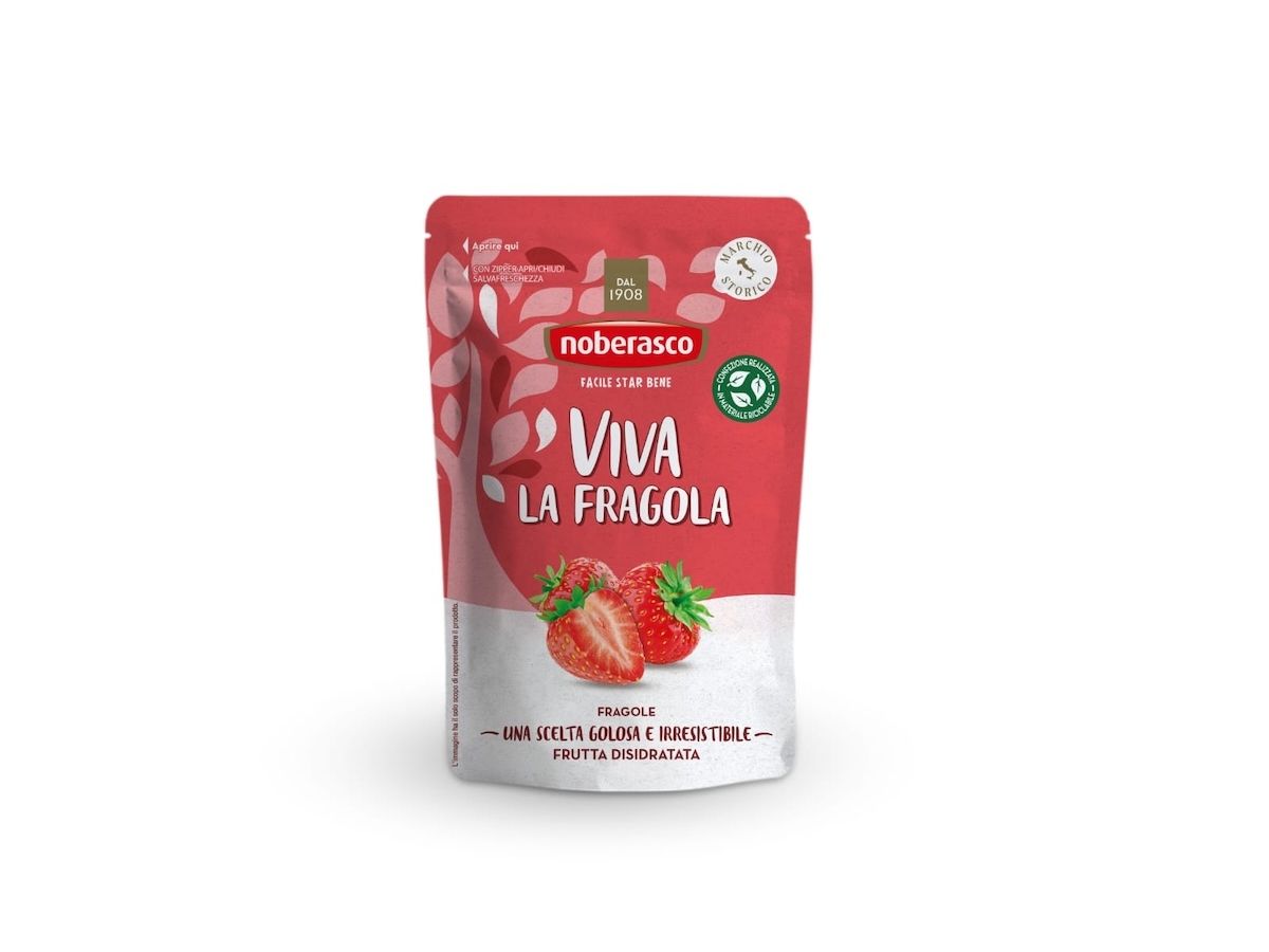 Noberasco amplia l’offerta di Viva la Frutta con Viva la Fragola