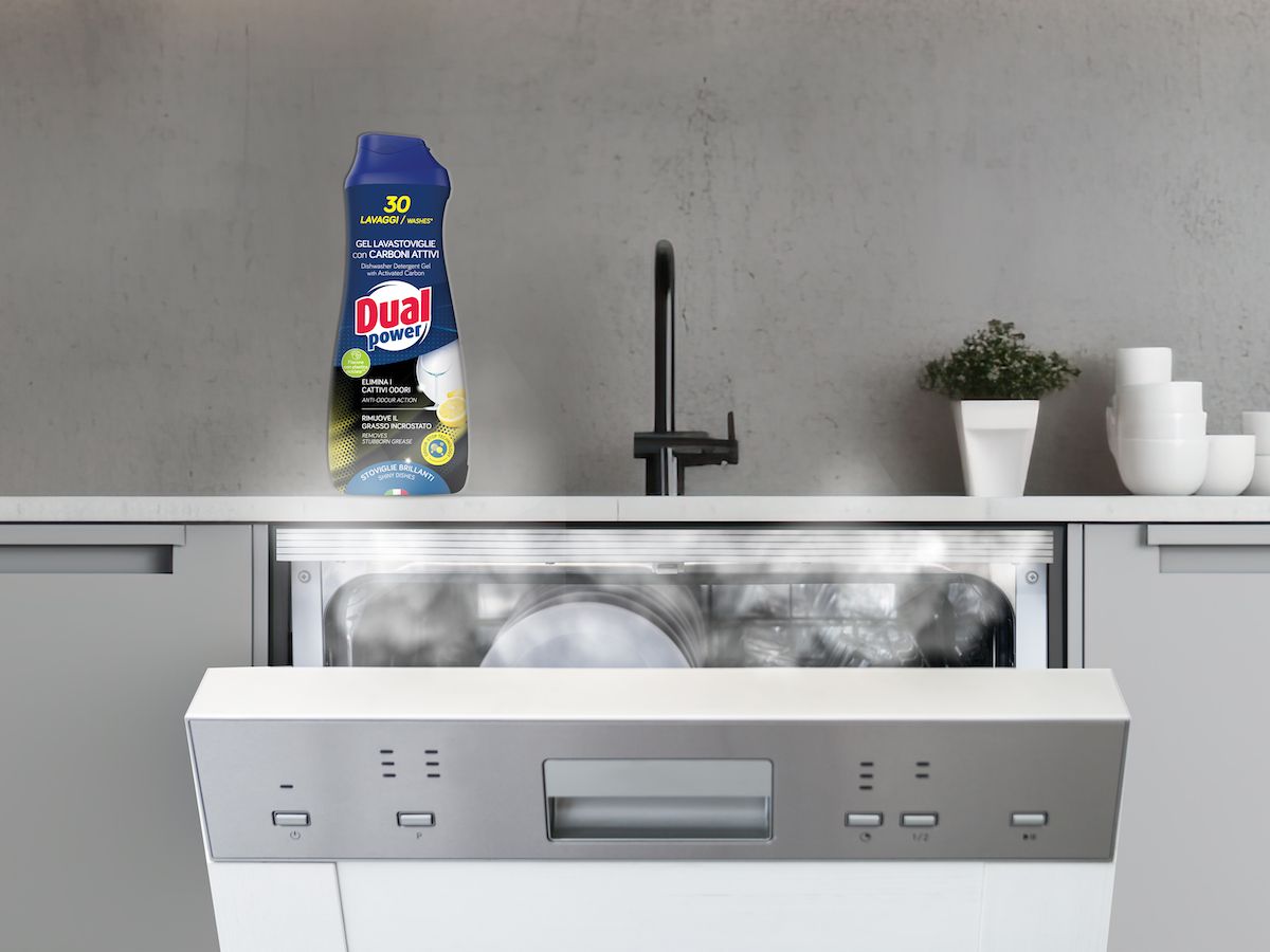 Dual Power rafforza l’offerta nel cura casa con il Gel lavastoviglie con carboni attivi