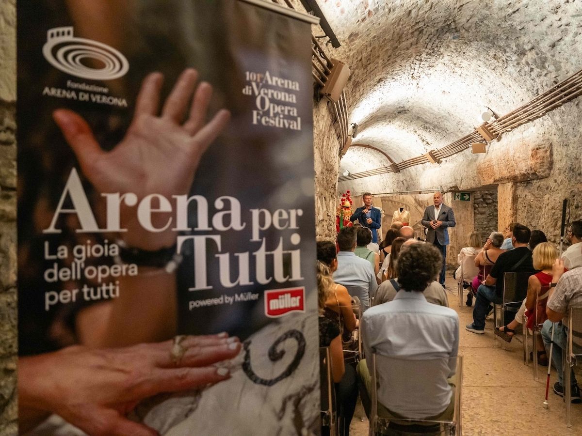 Müller Italia e Fondazione Arena insieme per un’opera senza barriere