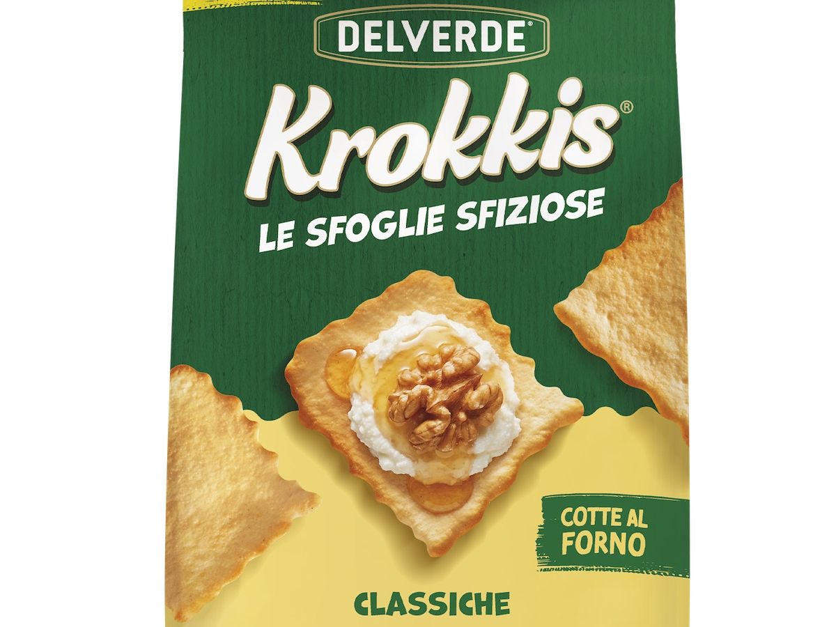 Delverde con Krokkis innova il segmento delle sfoglie e amplia l’offerta nello snacking salato