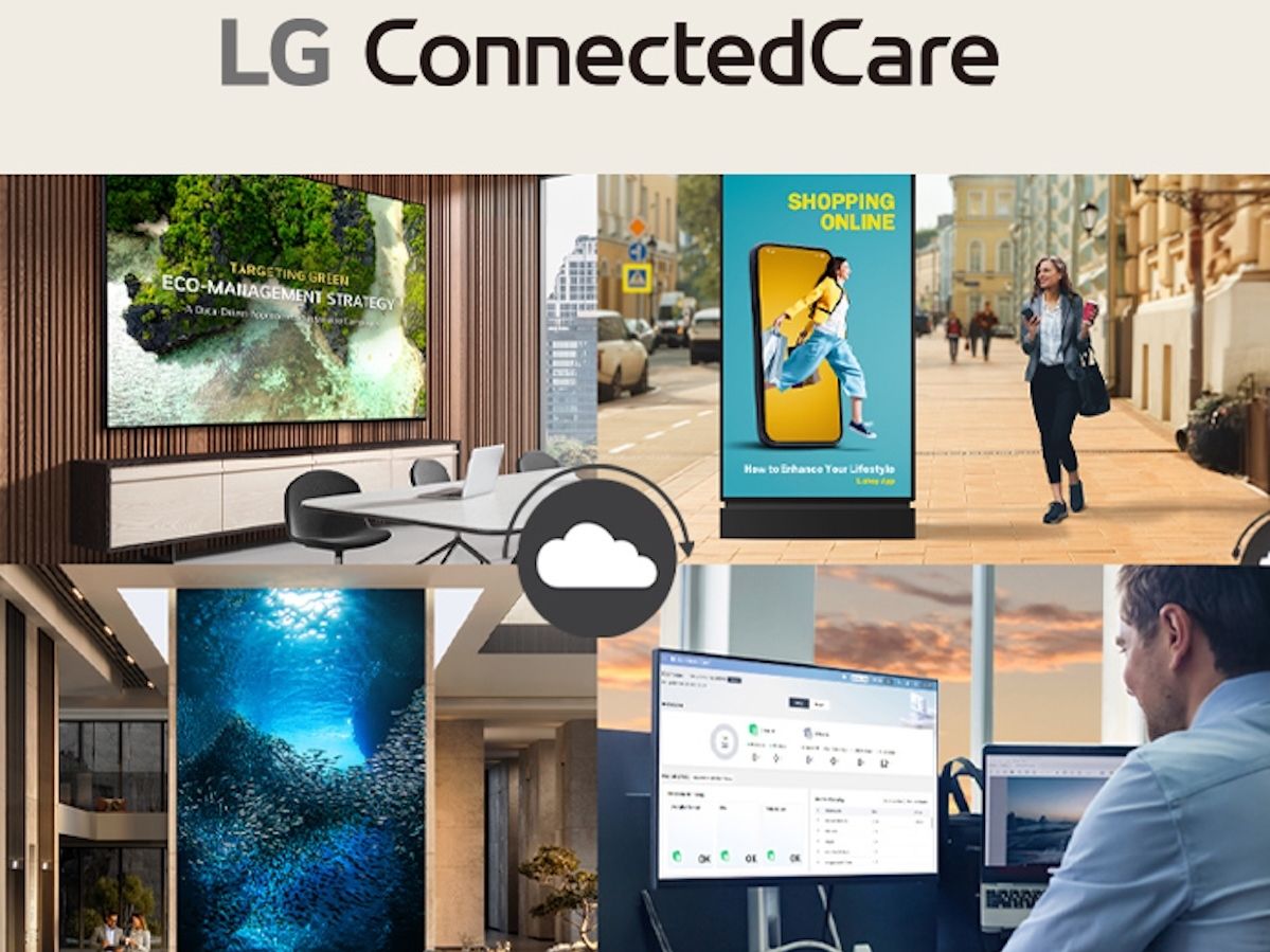 LG innova con LG ConnectedCare, piattaforma per la gestione evoluta dei display professionali