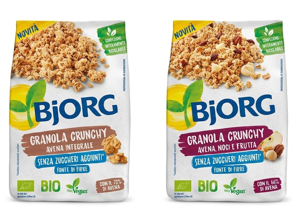 Bjorg entra nel segmento delle granole  e rafforza l’offerta cross-categoria