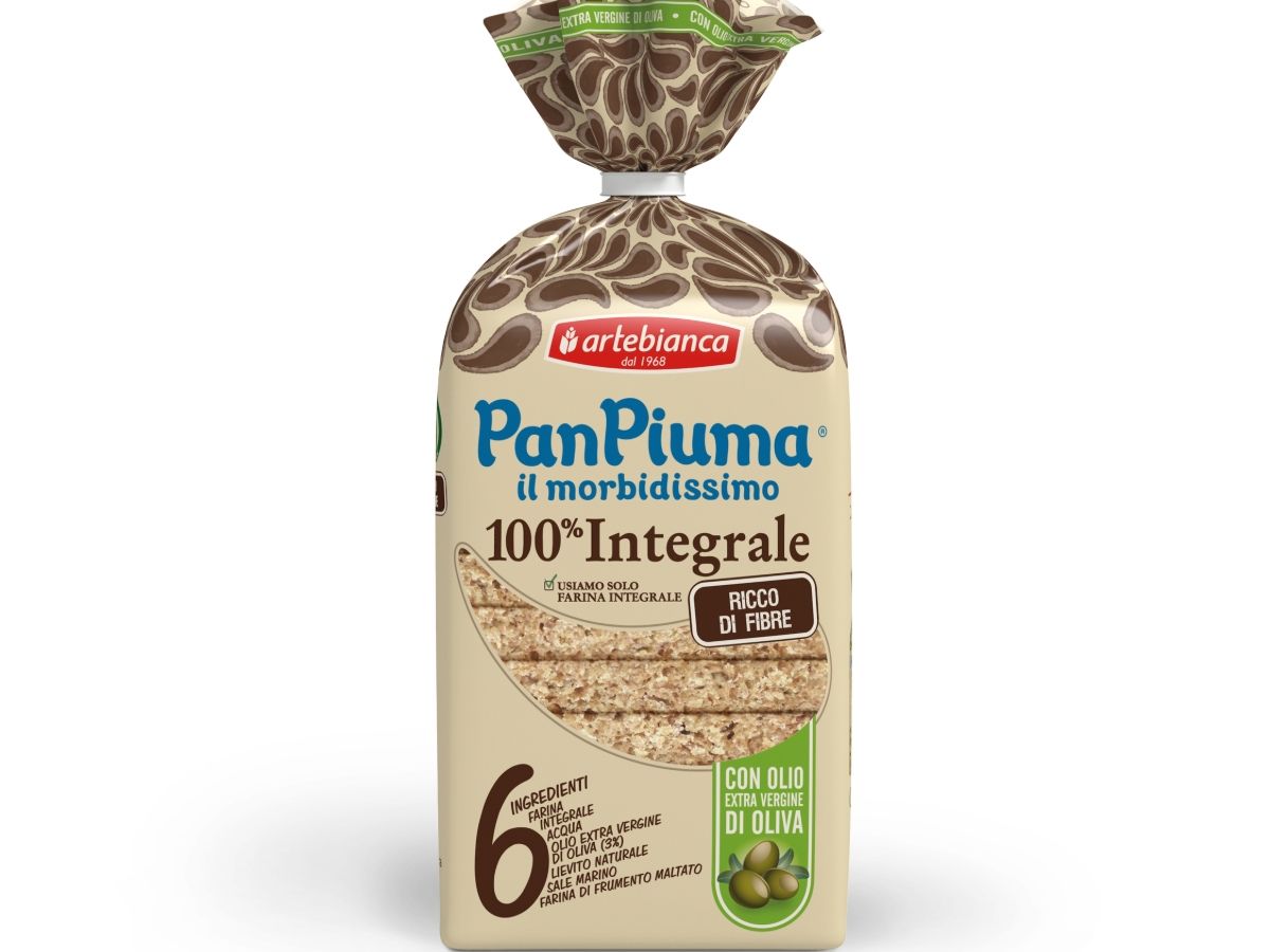 PanPiuma lancia il nuovo pane morbido 100% integrale, fragrante e ricco di gusto