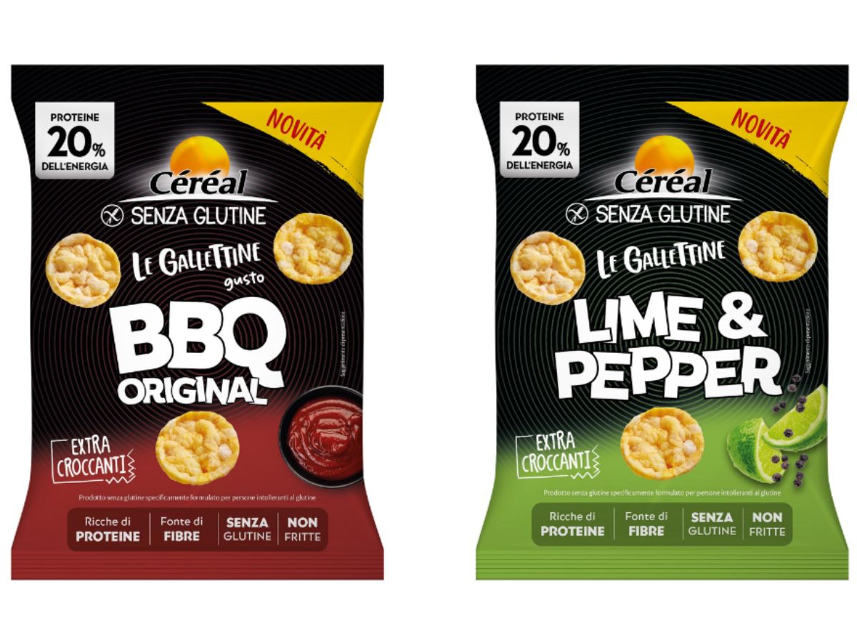 Céréal lancia le nuove Gallettine Proteiche alle Lenticchie, lo snack tra gusto e benessere