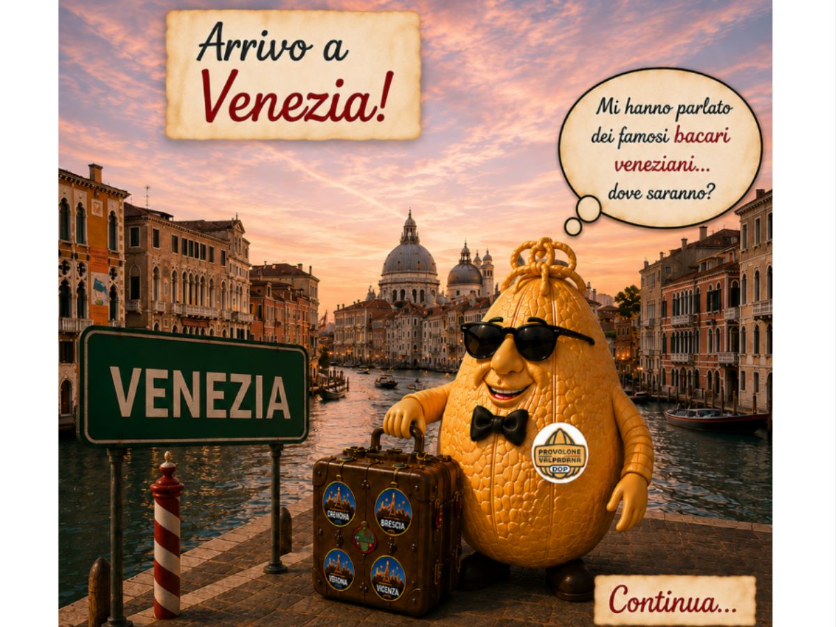 Il Provolone Valpadana Dop sfida i bàcari di Venezia in un contest enogastronomico
