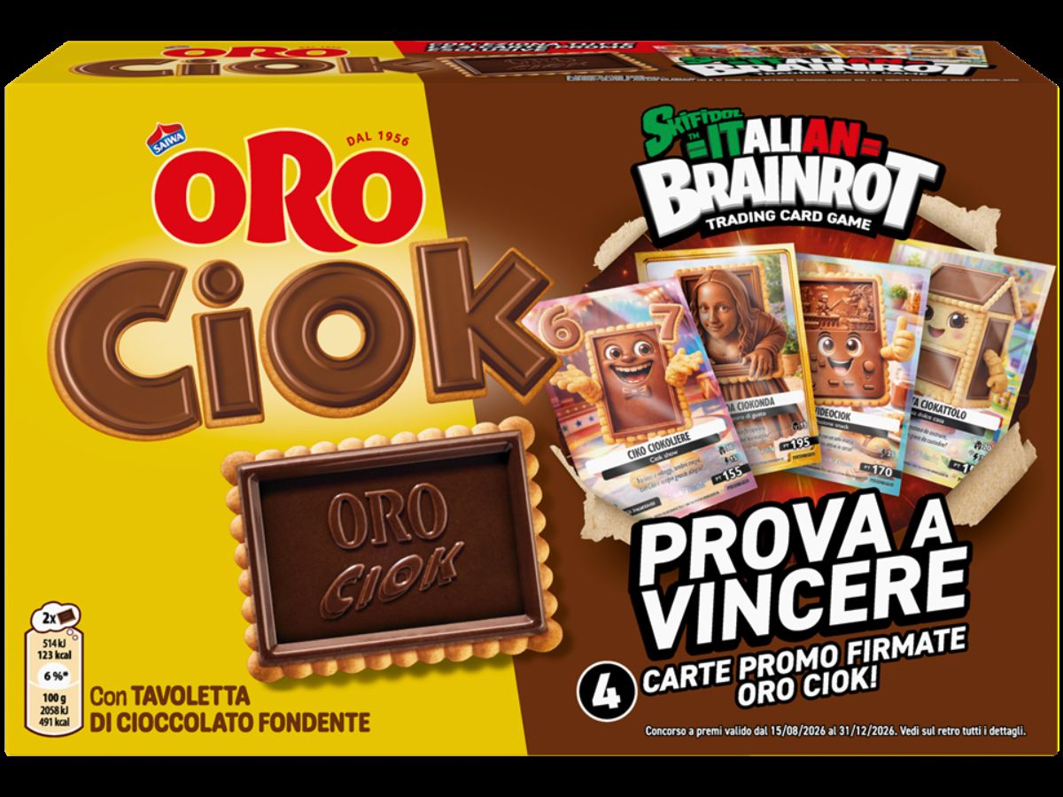 Oro Ciok avvia una partnership con Skifidol Italian Brainrot ricca di iniziative