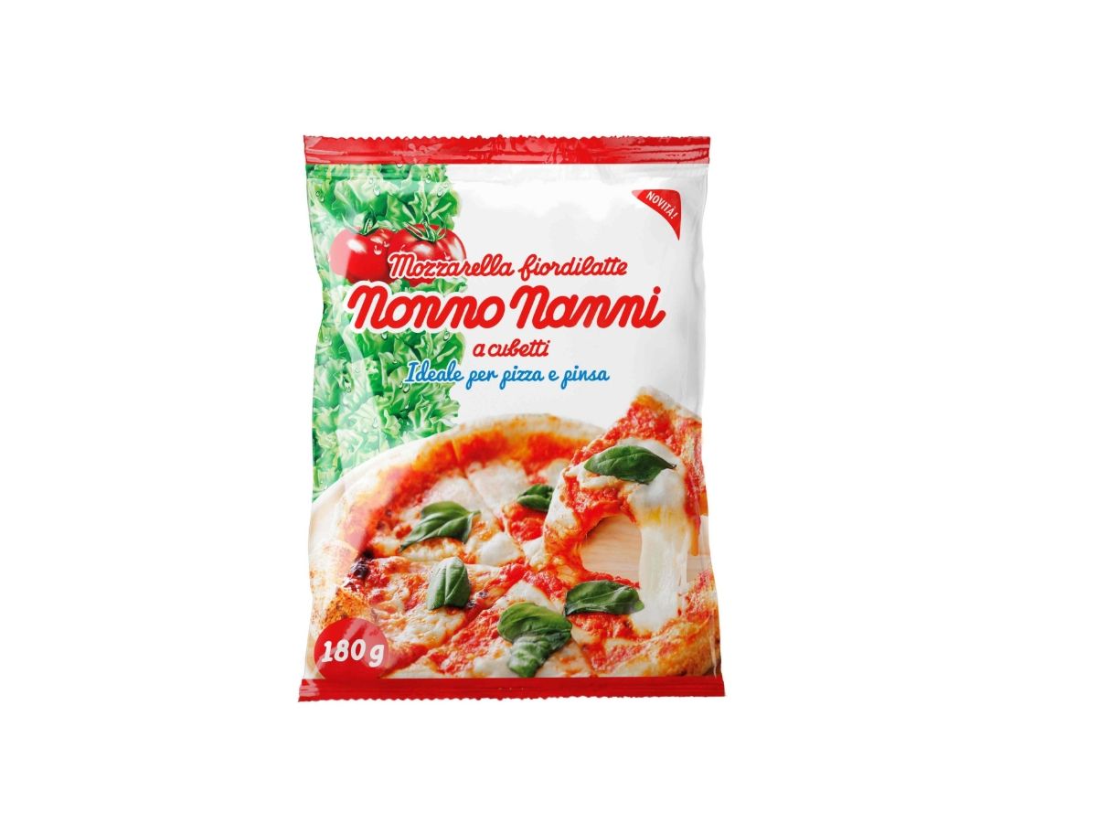 Nonno Nanni lancia la nuova Mozzarella Fiordilatte a cubetti, ideale per la pizza fatta in casa