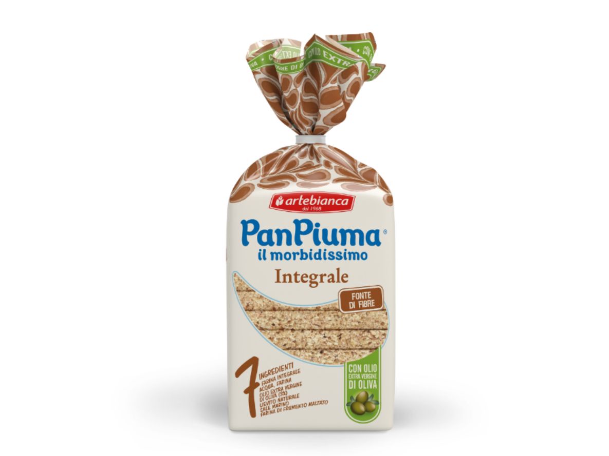 PanPiuma Integrale, nuova ricetta con soltanto sette ingredienti