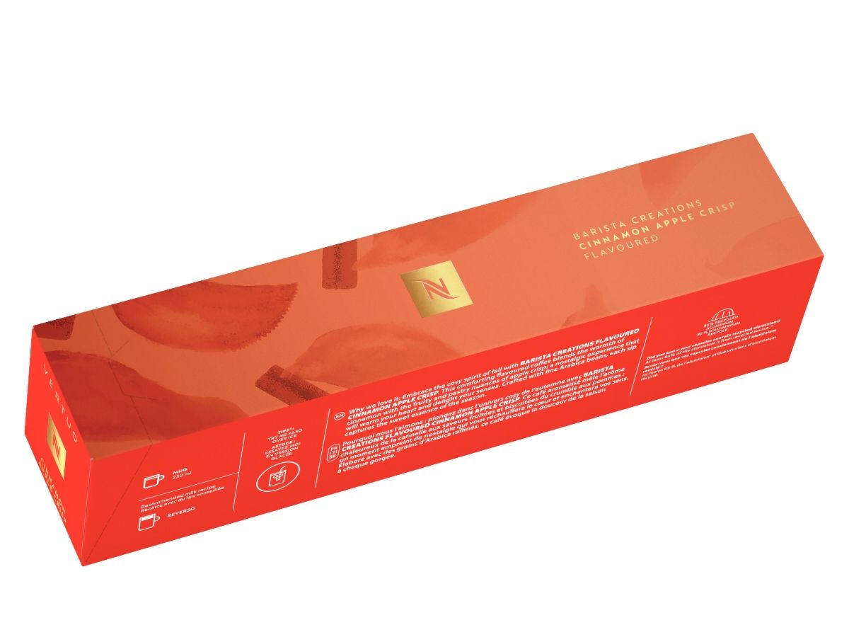 Per l'autunno Nespresso lancia Cinnamon Apple Crisp e torna con due limited edition