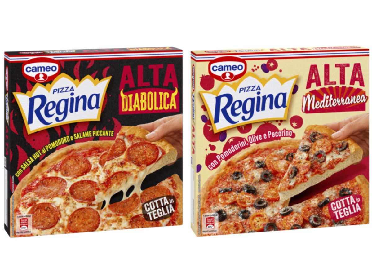 Cameo lancia due nuove proposte della gamma Pizza Regina Alta per soddisfare gusti differenti