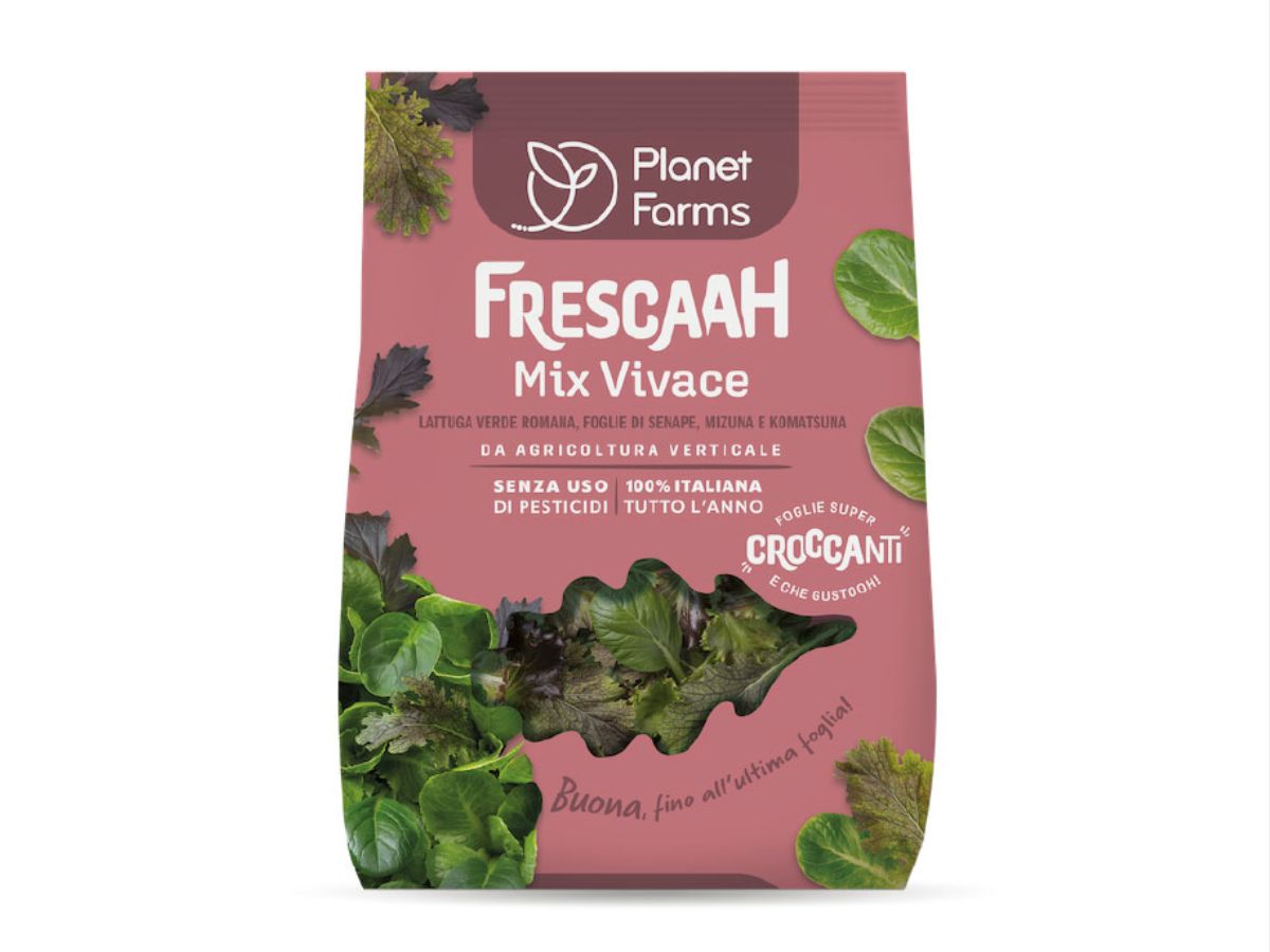 Planet Farms rinnova Mix Vivace con una nuova ricetta con protagonista la foglia di Mizuna