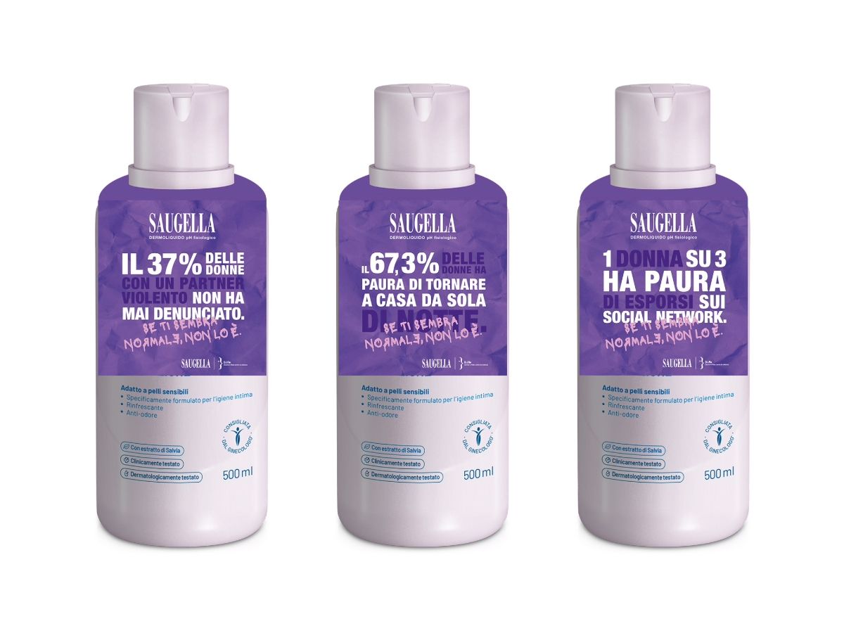 Saugella sostiene Dire con la nuova limited edition "Mai Normale" contro la violenza di genere