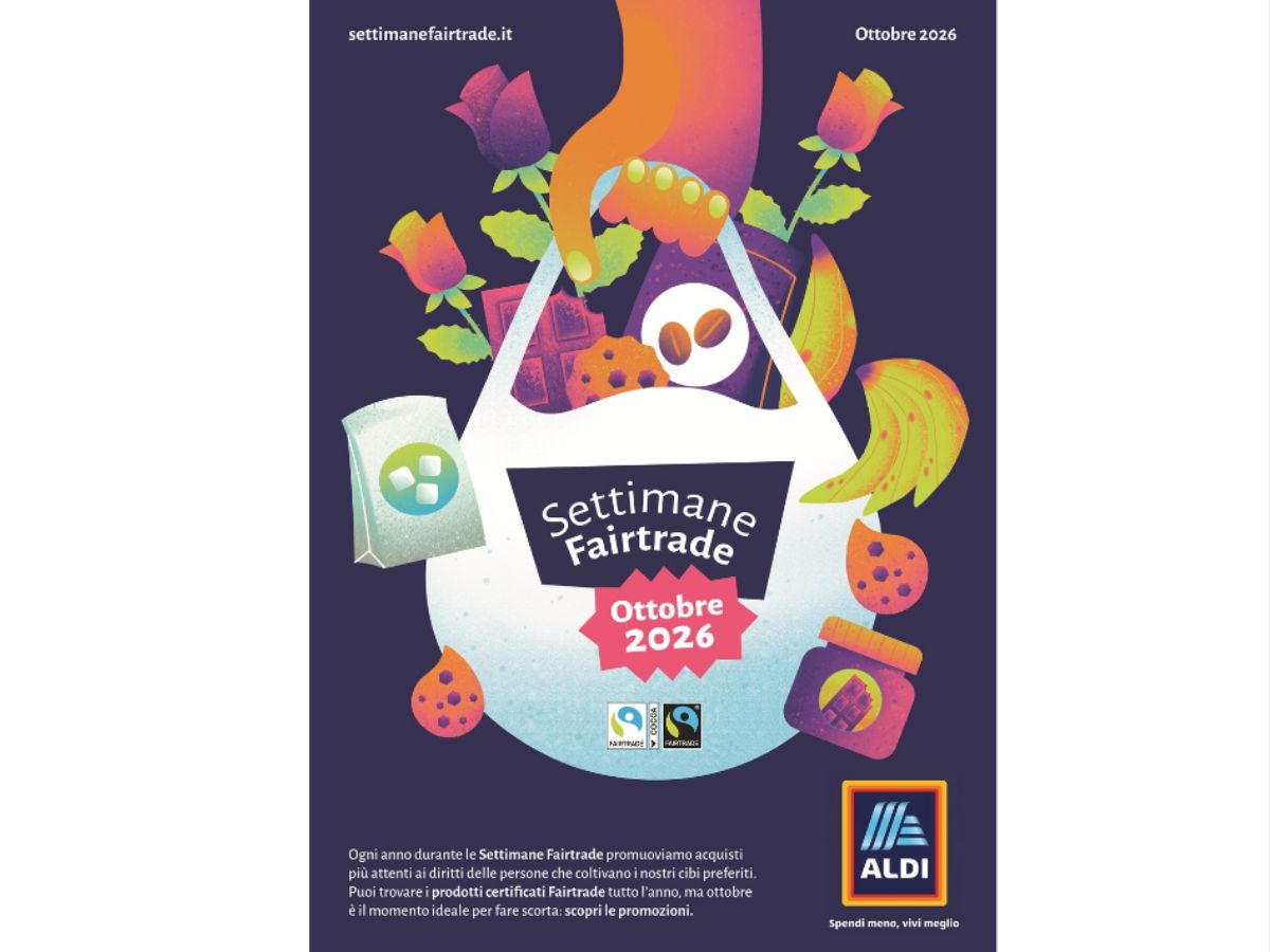Aldi rinnova il proprio sostegno alle Settimane Fairtrade per incentivare acquisti consapevoli