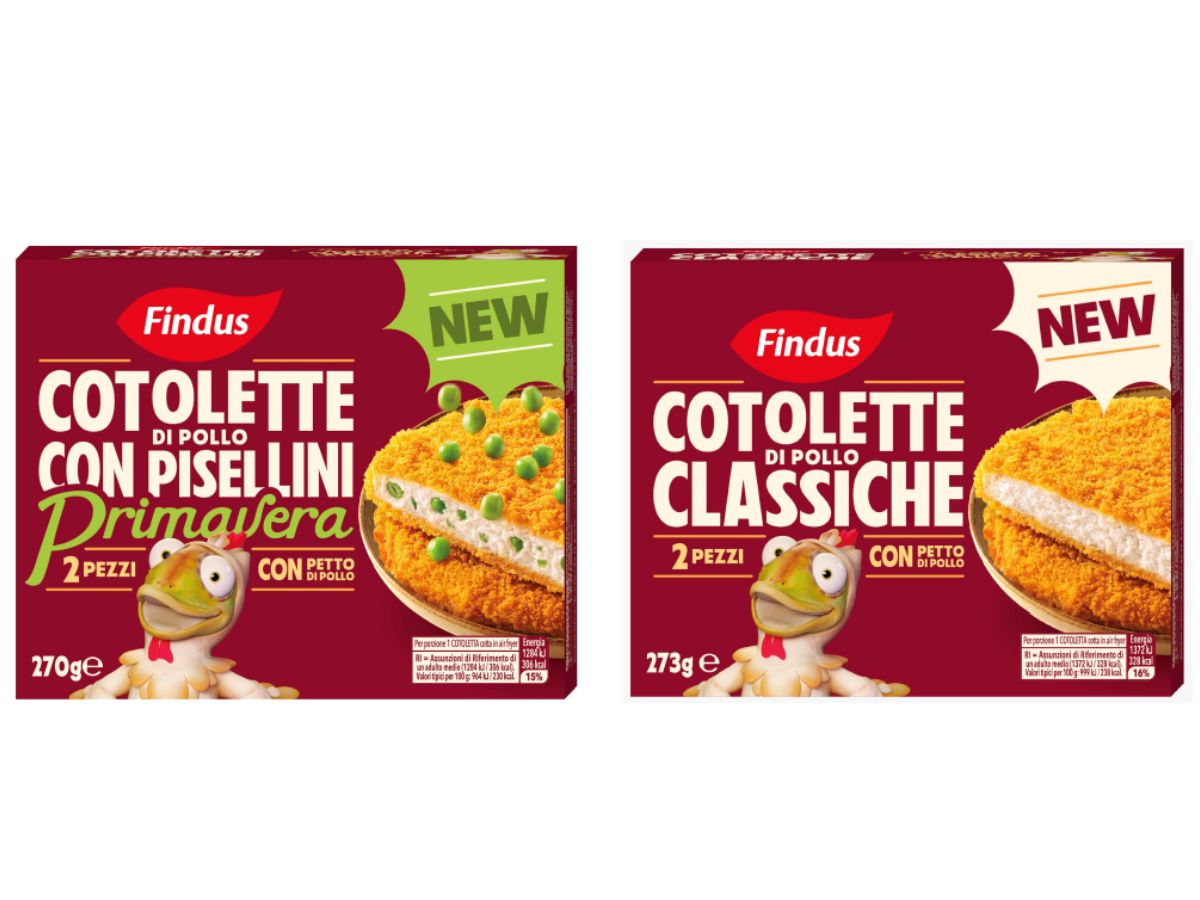 Findus presenta le Cotolette di Pollo Classiche e le Cotolette di Pollo con Pisellini Primavera