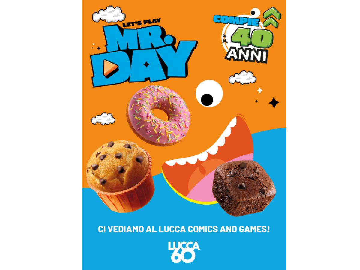 Mr.Day celebra 40 anni di attività e partecipa per la prima volta a Lucca Comics & Games