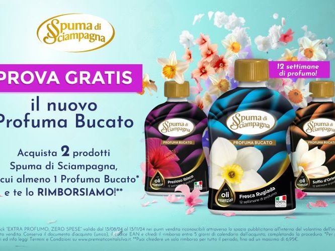 Spuma di Sciampagna: in partenza il cashback