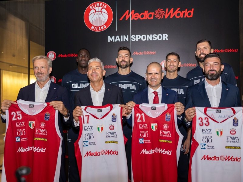 Mediaworld main sponsor dell’Olimpia Milano