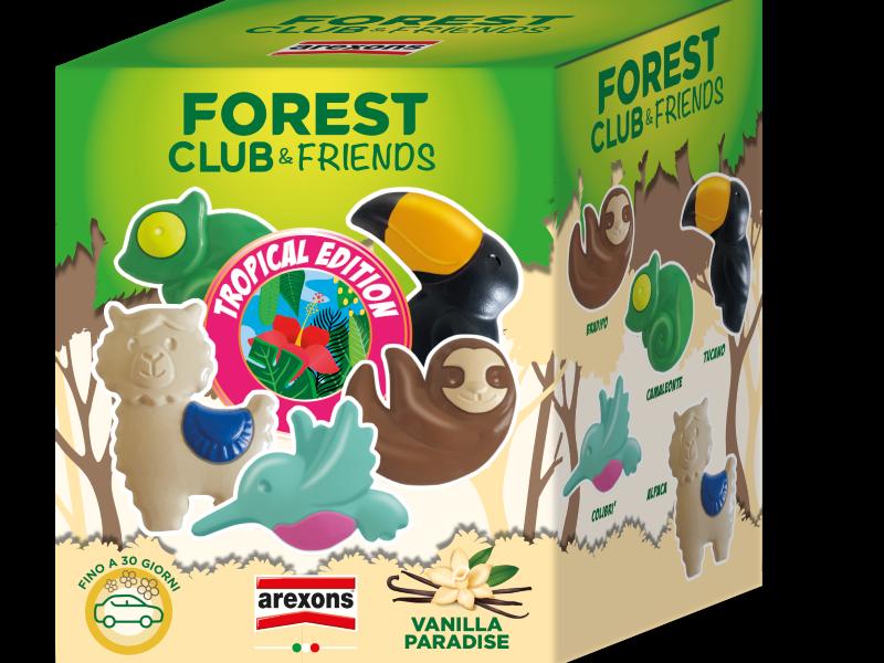 I profumatori per auto Forest Club & Friends con i punti Fragola