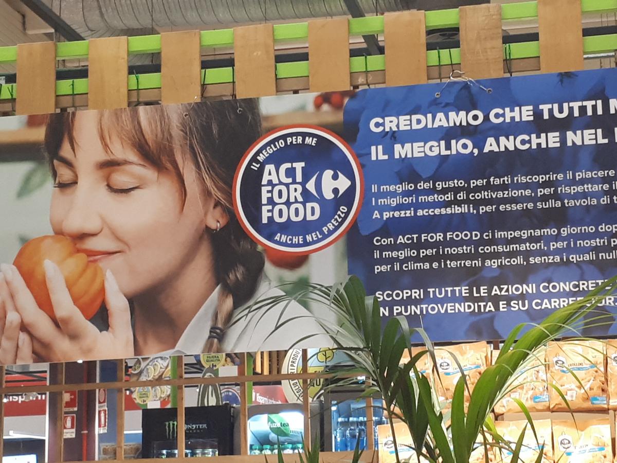 Carrefour rilancia Act for food. A Lucca il quarto iper in franchising