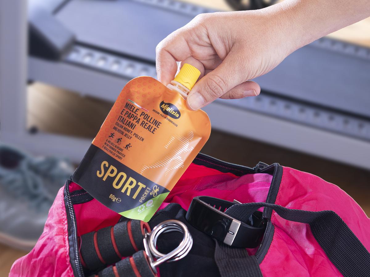 Sportpocket Mielizia: il miele in formato on the go, ideale per lo sport