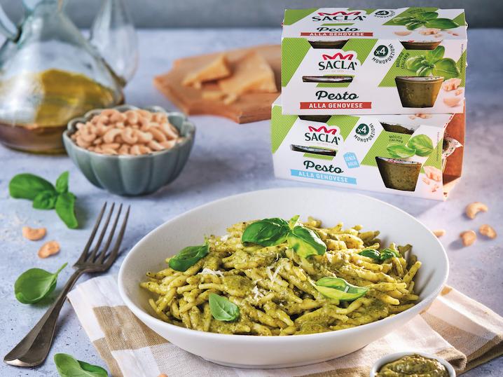 Pesto alla Genovese 4XME Saclà:         un grande classico intramontabile,      alla portata di tutti