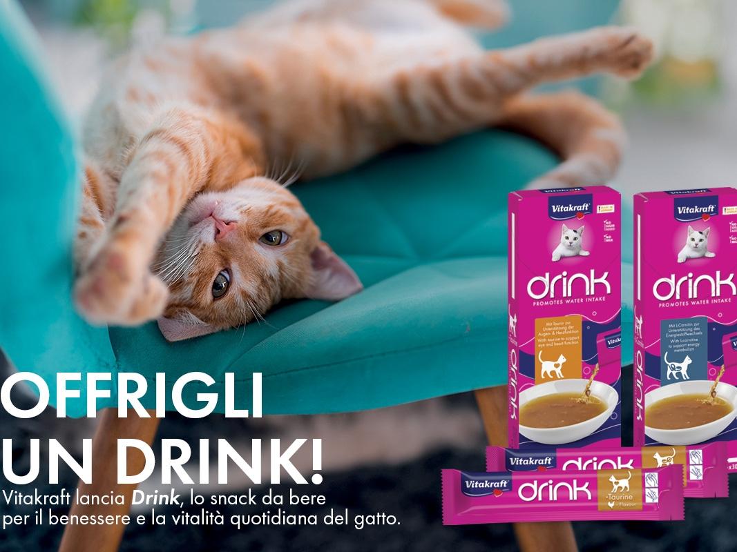 Vitakraft Drink, un nuovo segmento di mercato