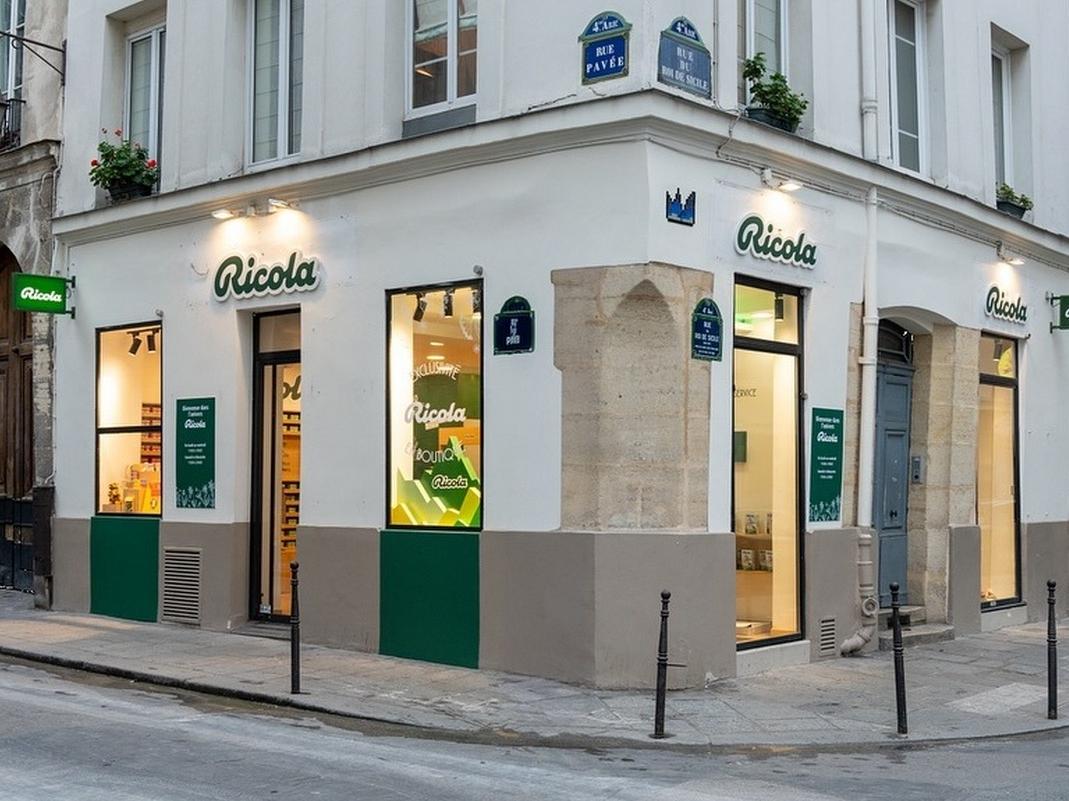 Ricola: primo negozio a Parigi centro