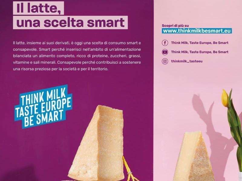 Campagna stampa Think Milk Taste europe Be Smart