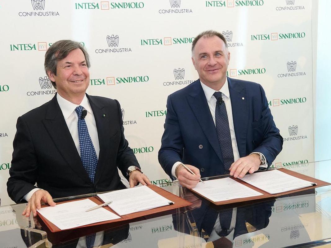 Confindustria e Intesa San Paolo siglano un accordo per la crescita delle imprese italiane