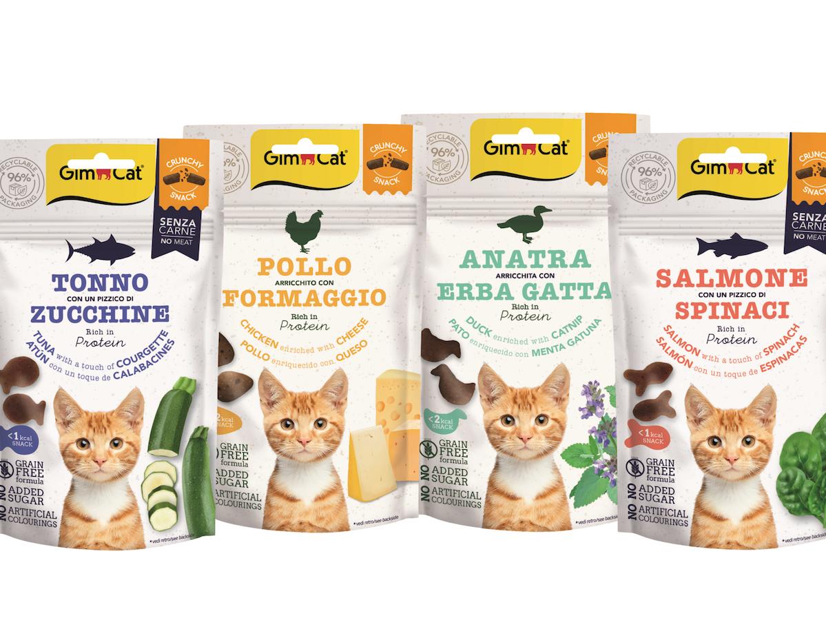 GimCat rinnova i Crunchy Snack 