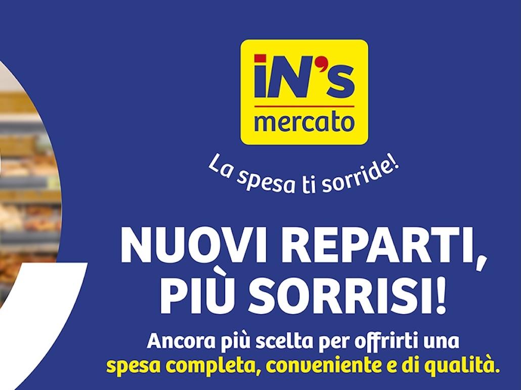 “Nuovi reparti, più sorrisi” è la nuova campagna di iN's